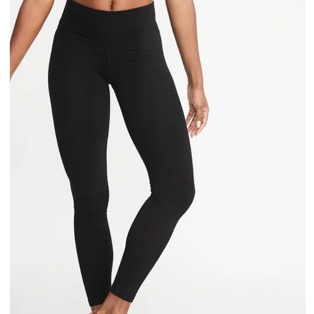 OLD NAVY High-Waisted Ankle Leggings | S Petite